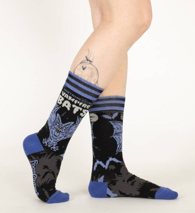 Vampire Bats Crew Socks - La De Da