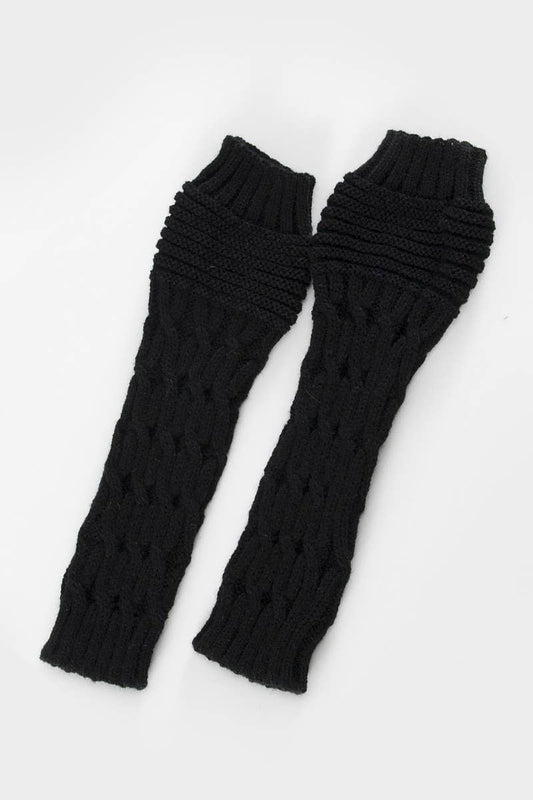 Long Hand Warmers - Black O/S
