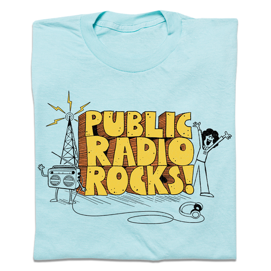 Public Radio Rocks - Standard Large - Purist Blue