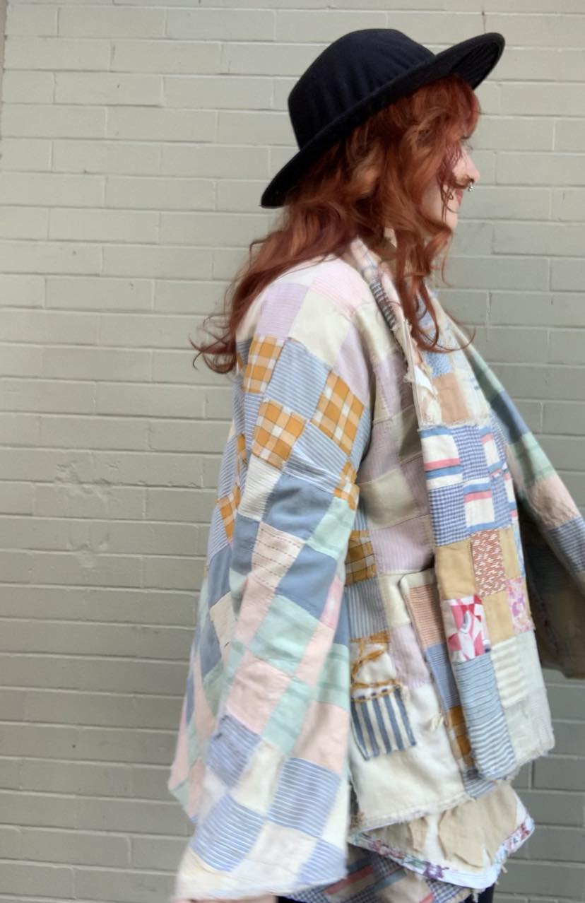 OOAK Handmade Upcycled Quilt Coat - Patch*