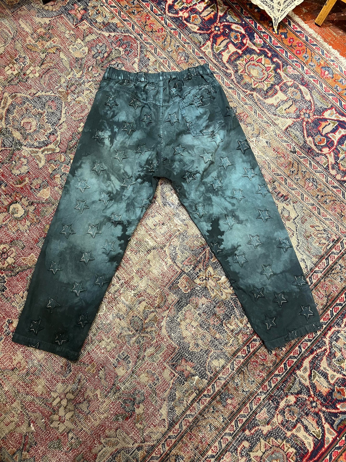 Custom Dyed Star Pants #1