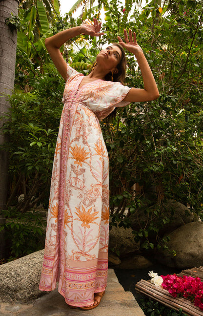 Andrea Pink Maxi Dress