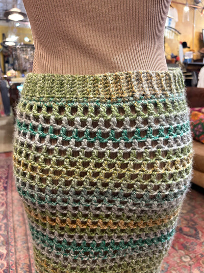 Green Multi-Colored Mesh Skirt* #10