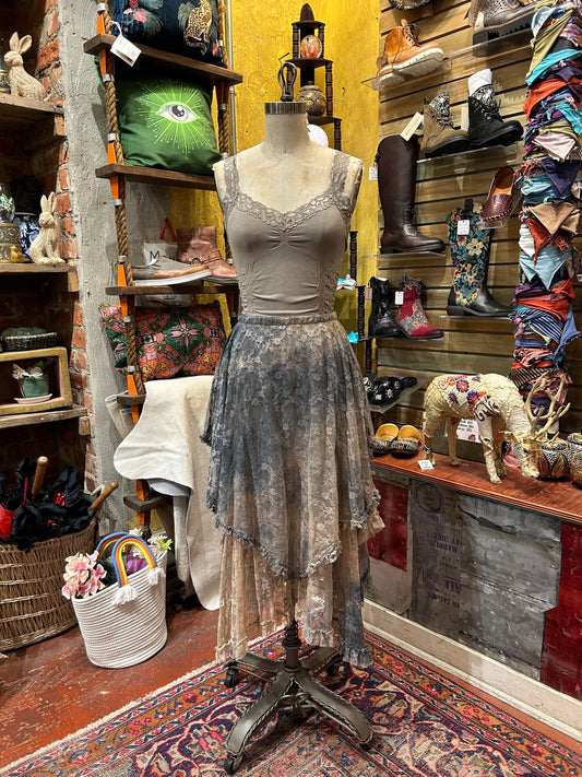 Custom Dyed Lace Skirt* #3
