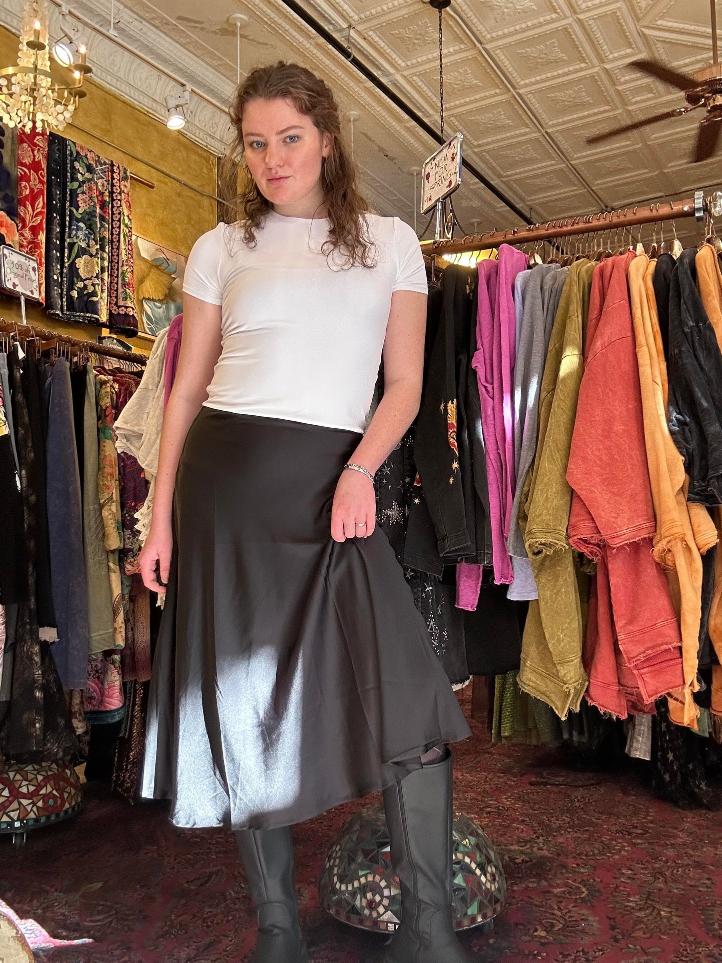 Skirt with Side Zipper