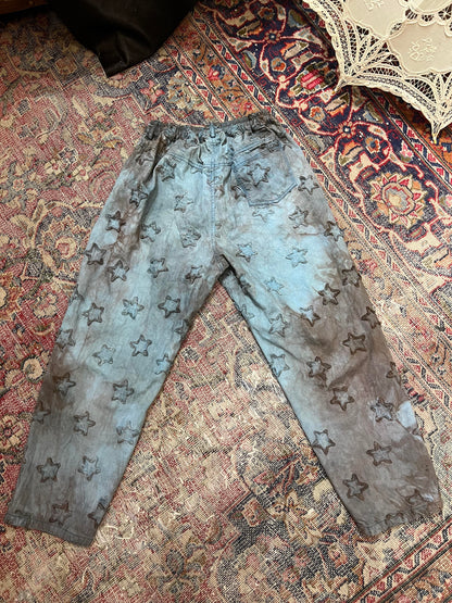 Custom Dyed Star Pants #3