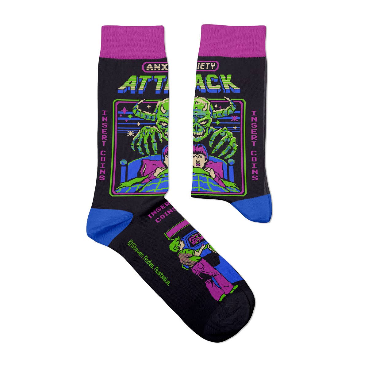 Anxiety Attack Socks