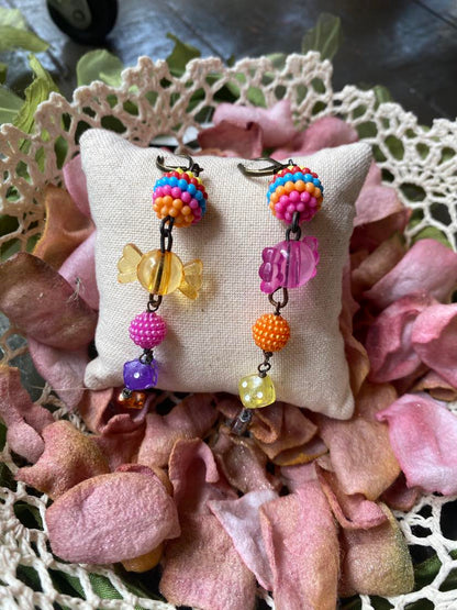 Candy and Dice 5 Drop Earrings*