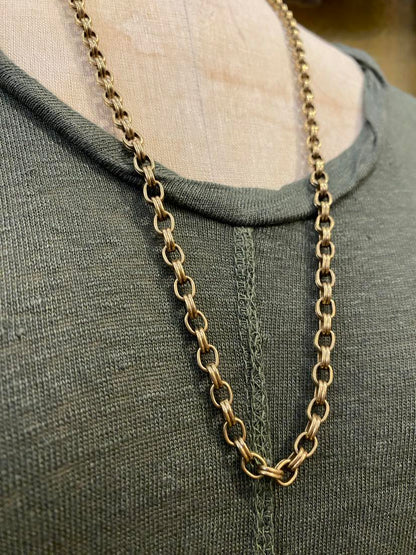 Dark Bronze Long Layering Chain