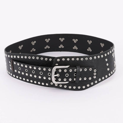 Riveted Eyelet Belt - BK