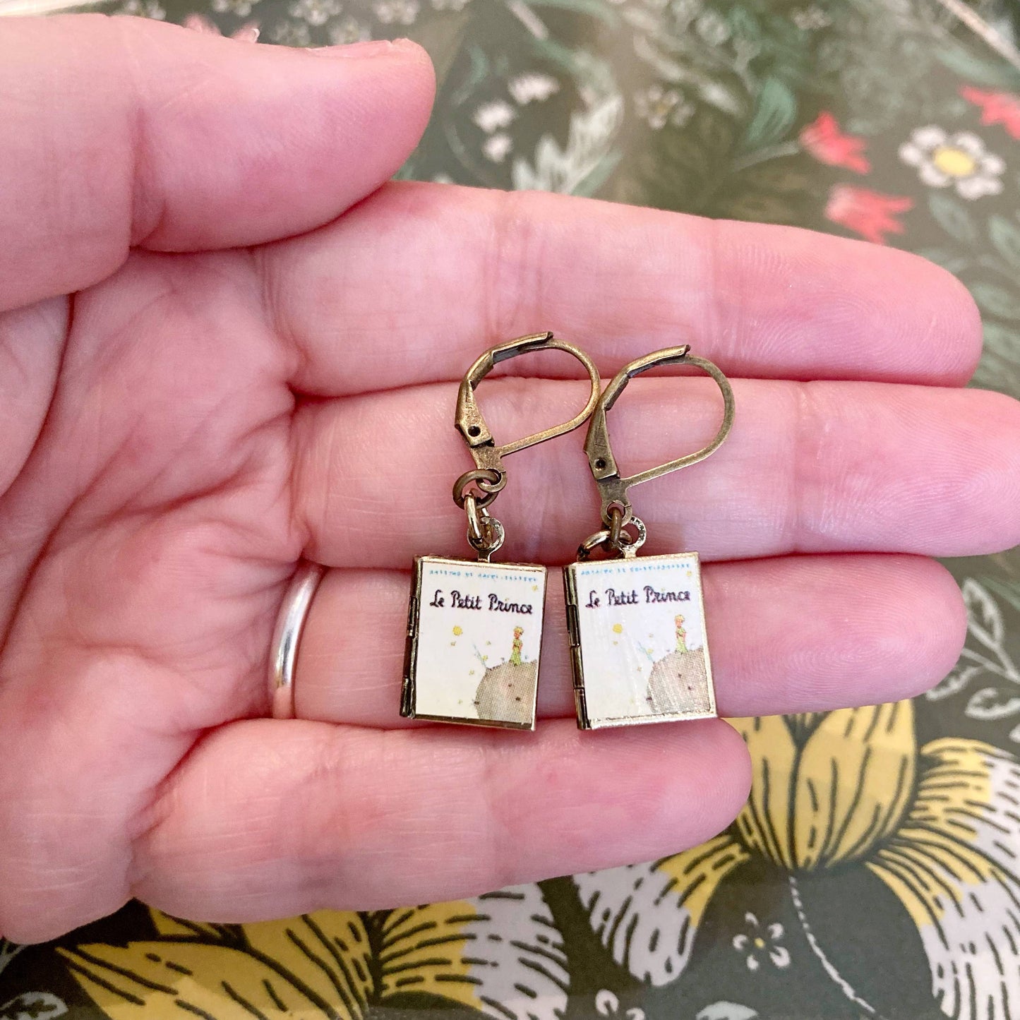 Earrings Book Locket The Little Prince - French Version