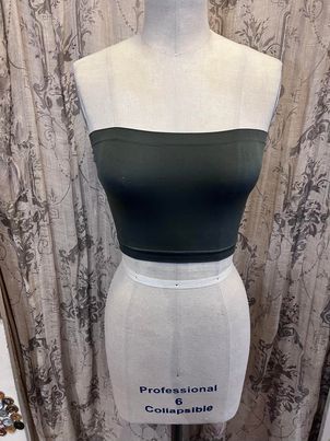 Seamless Tube Top - Olive