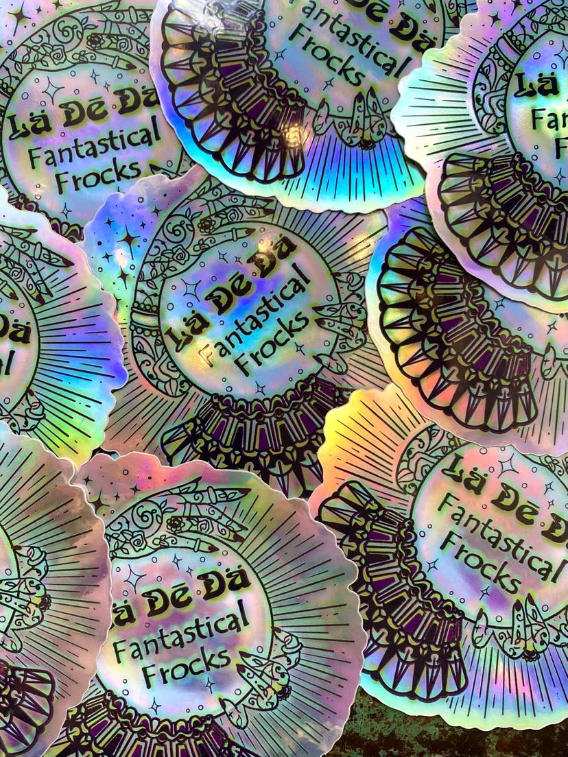 La De Da Crystal Ball Holographic Sticker