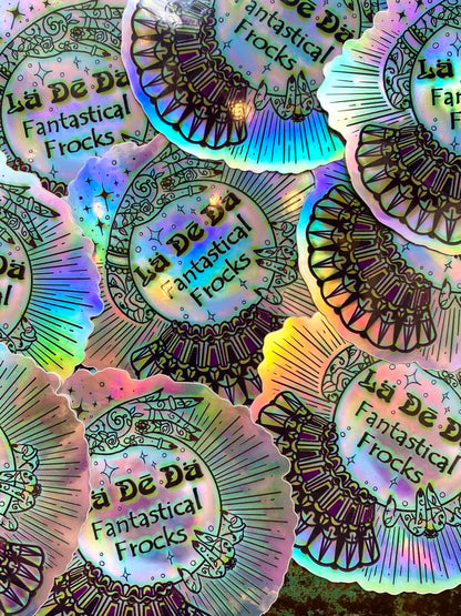 La De Da Crystal Ball Holographic Sticker