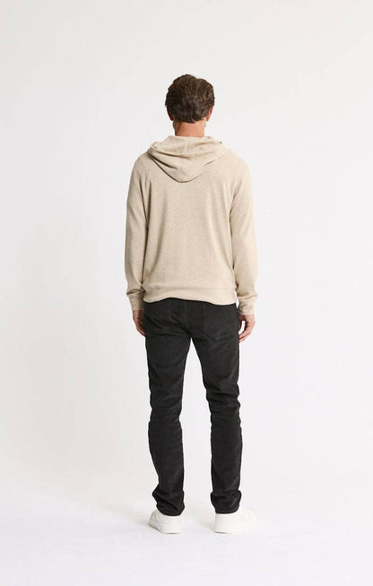 Knit Flannel Hoodie - Ivory