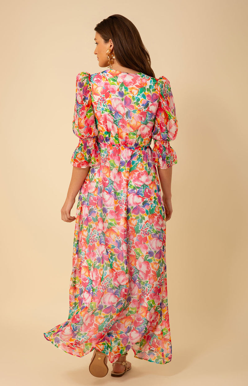 Ophelia Chiffon Maxi Dress