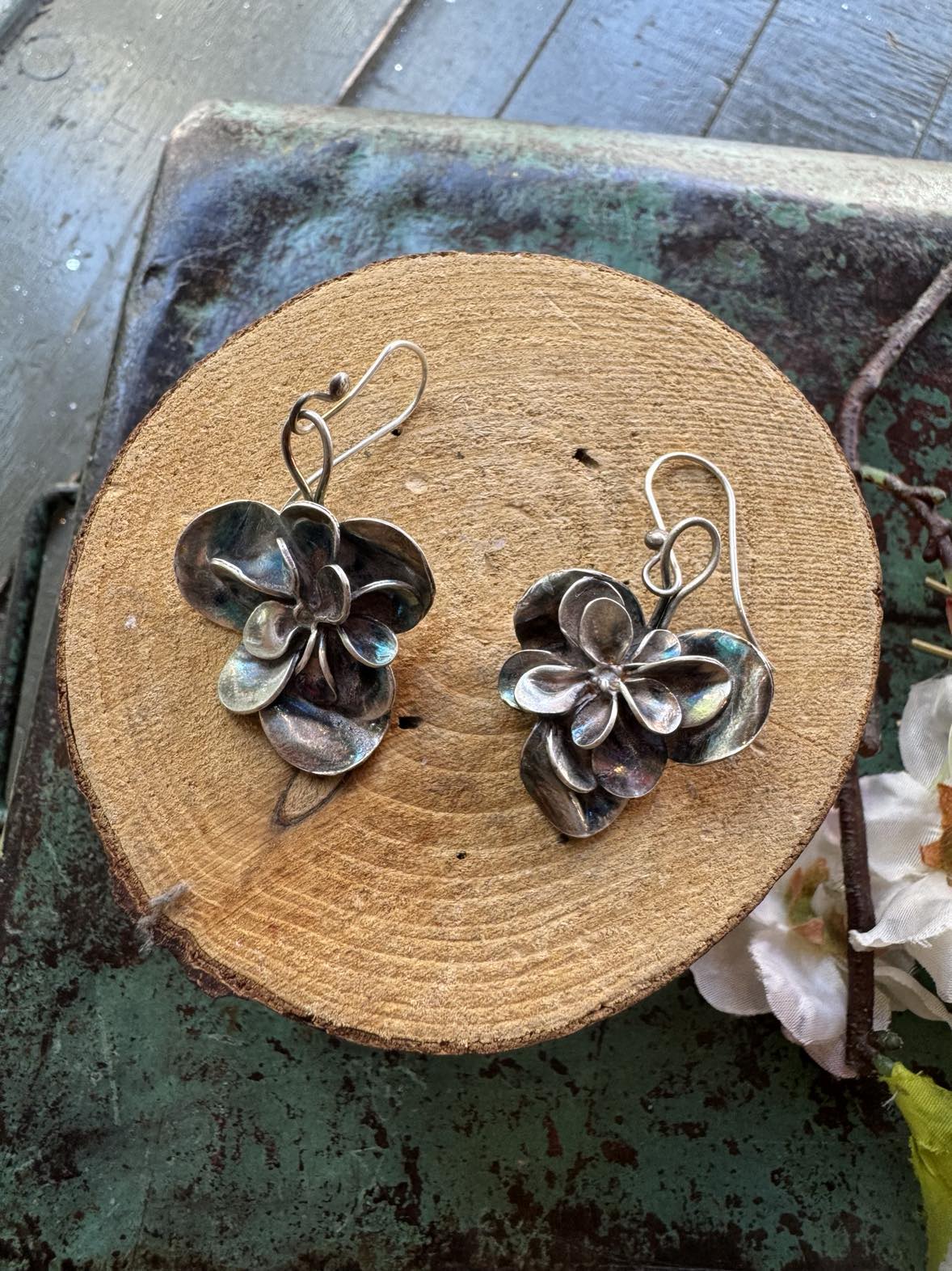 Large 3D Flower Earrings *724SE40