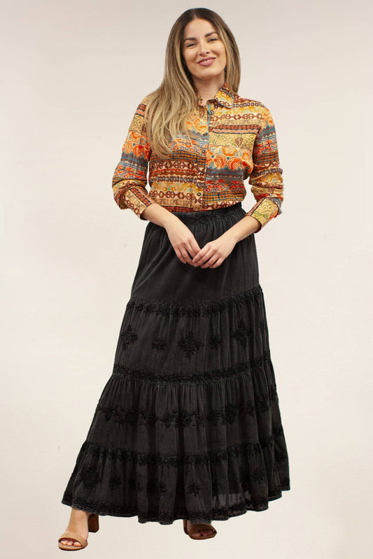 Cheyenne Skirt-Black