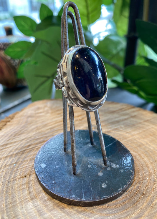 Oval Lolite Fine Silver Ring *425R-5
