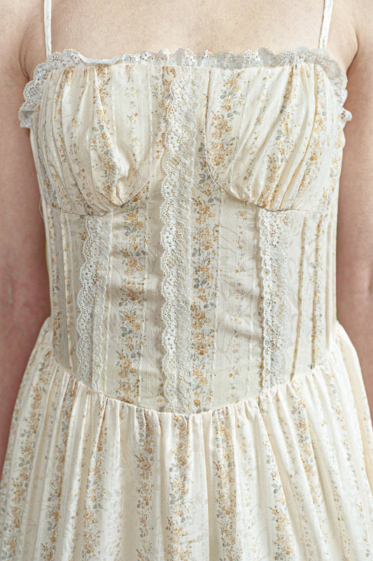 Sweet French Lace Dress - White