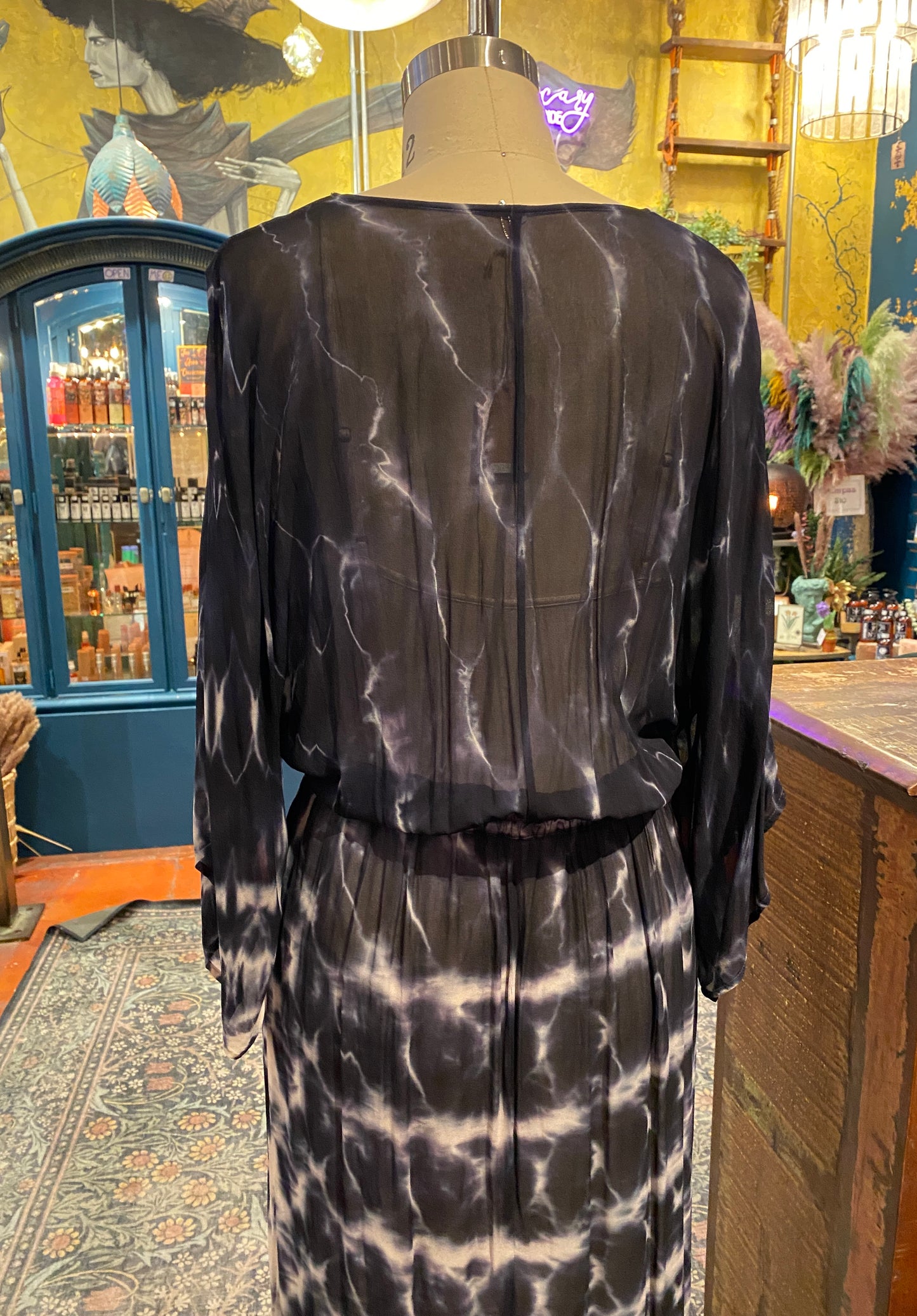 Olina Dress - Midnight Links Wash