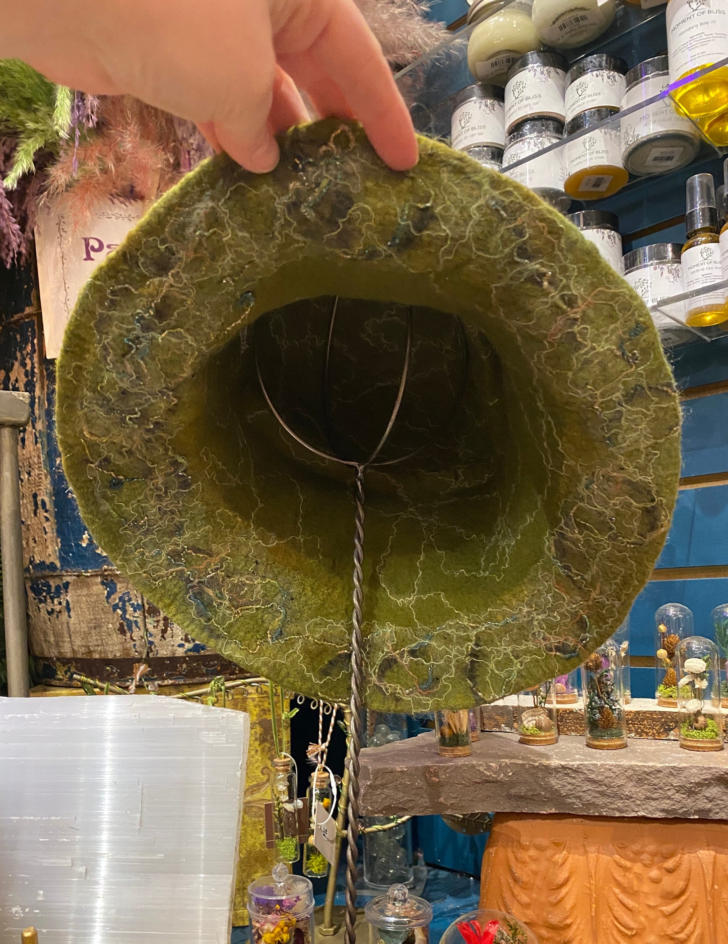 Green Brim Hat * #18