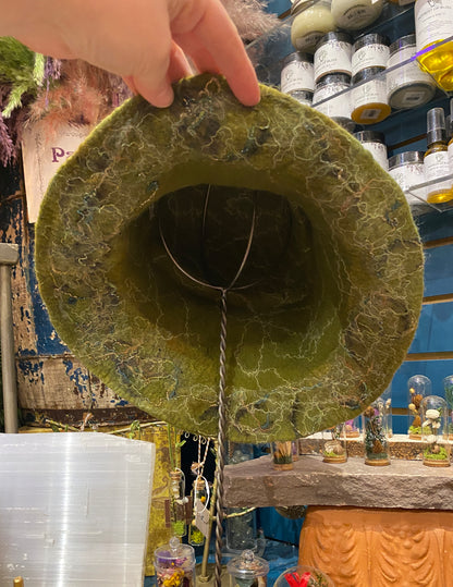 Green Brim Hat * #18