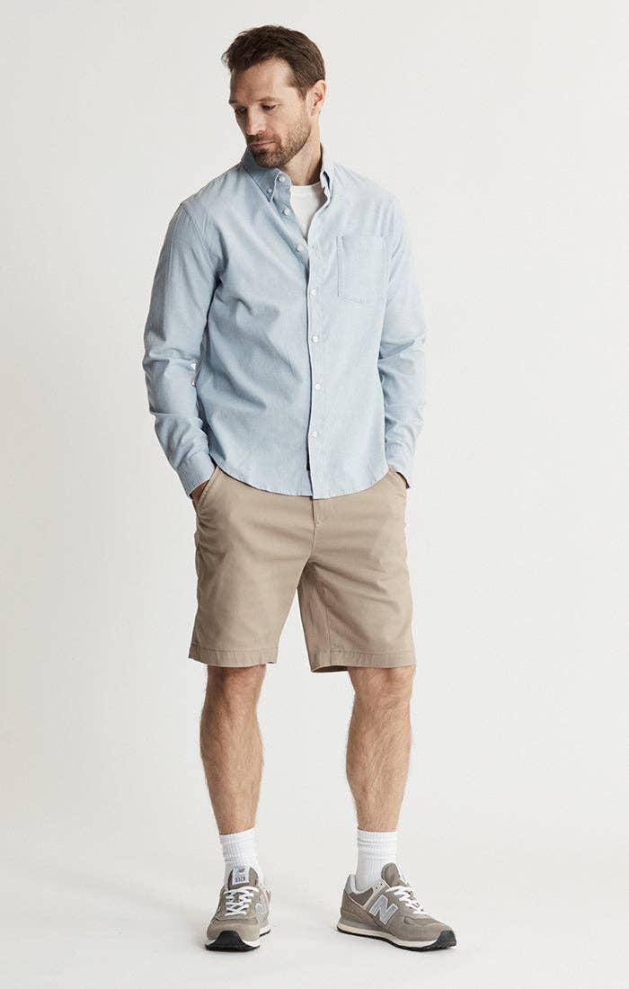 Classic Oxford Long Sleeve Shirt - Light Blue