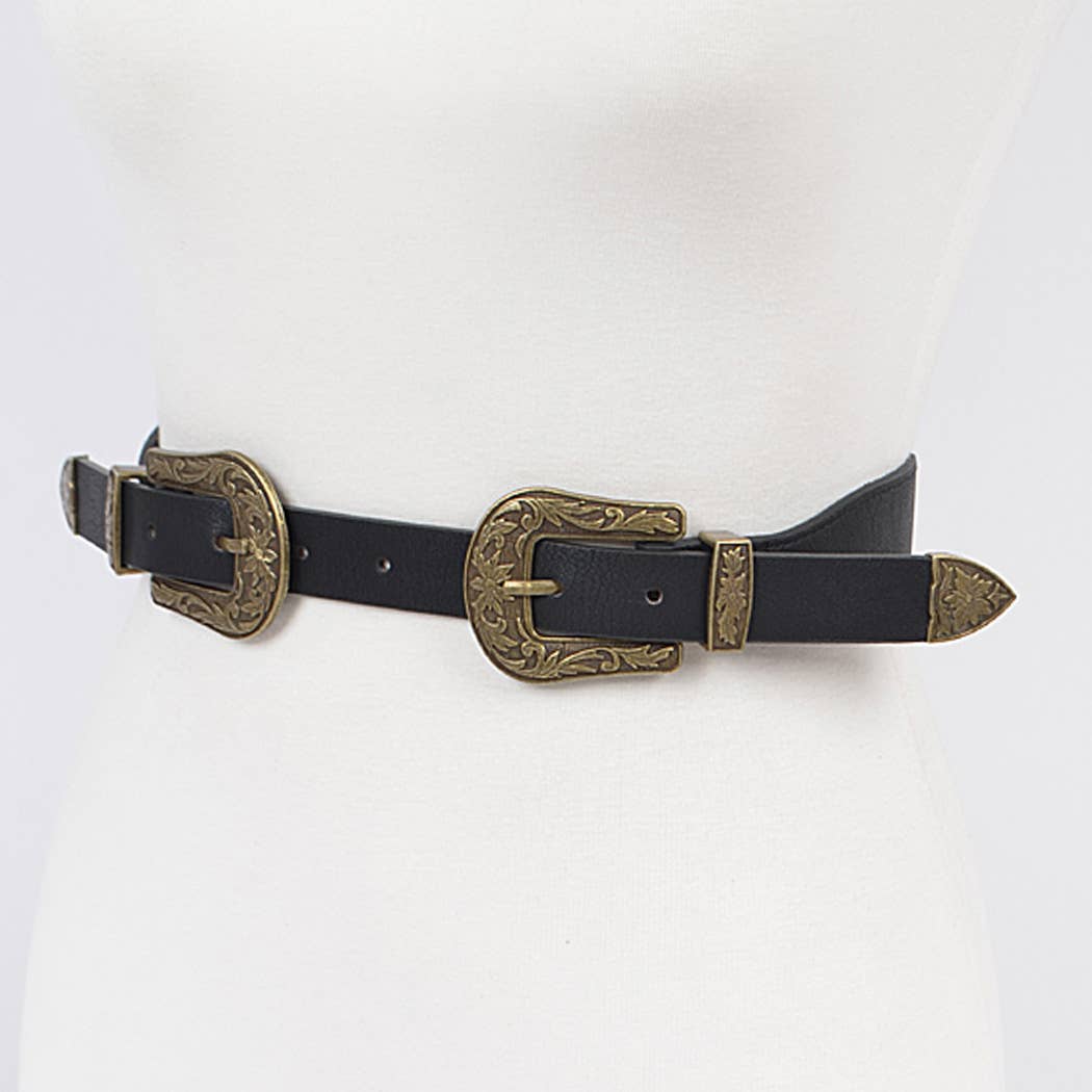 Multi Functional Antique Inspired Belt - Antique Gold