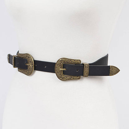 Multi Functional Antique Inspired Belt - Antique Gold