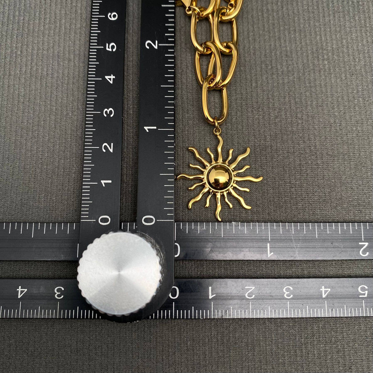 Sun Moon Star 18K Gold Plated S.Steel Bracelet - FGS/MS