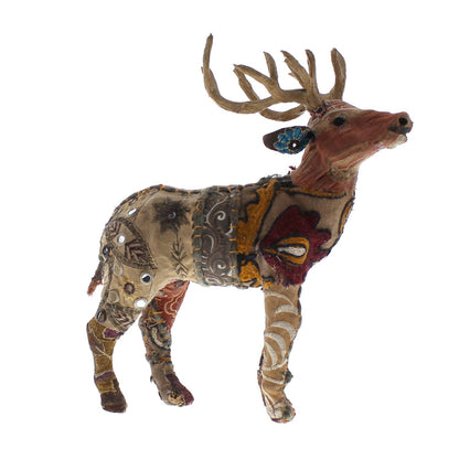 Bavarian Forest Stag Standing - Sm - Deep Brown