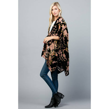 Cherry Blossom Print Kimono