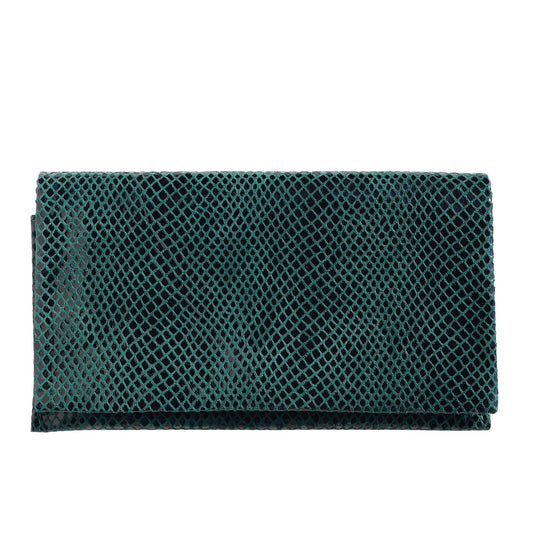 Gio Handcrafted Leather Wallet - Teal