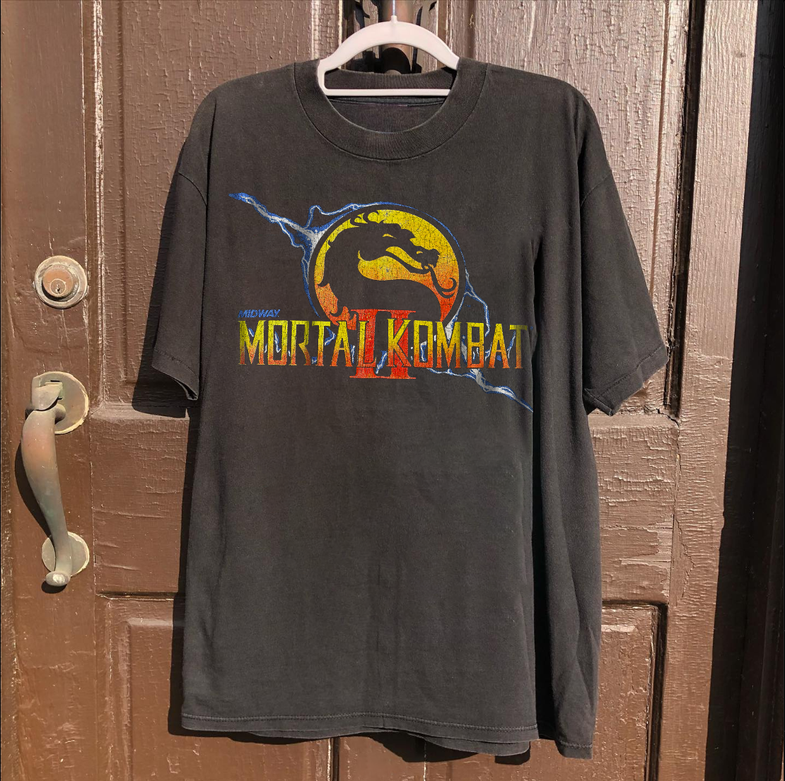 Mortal Kombat II Nostalgic 1993 Promo T-Shirt - BLACK