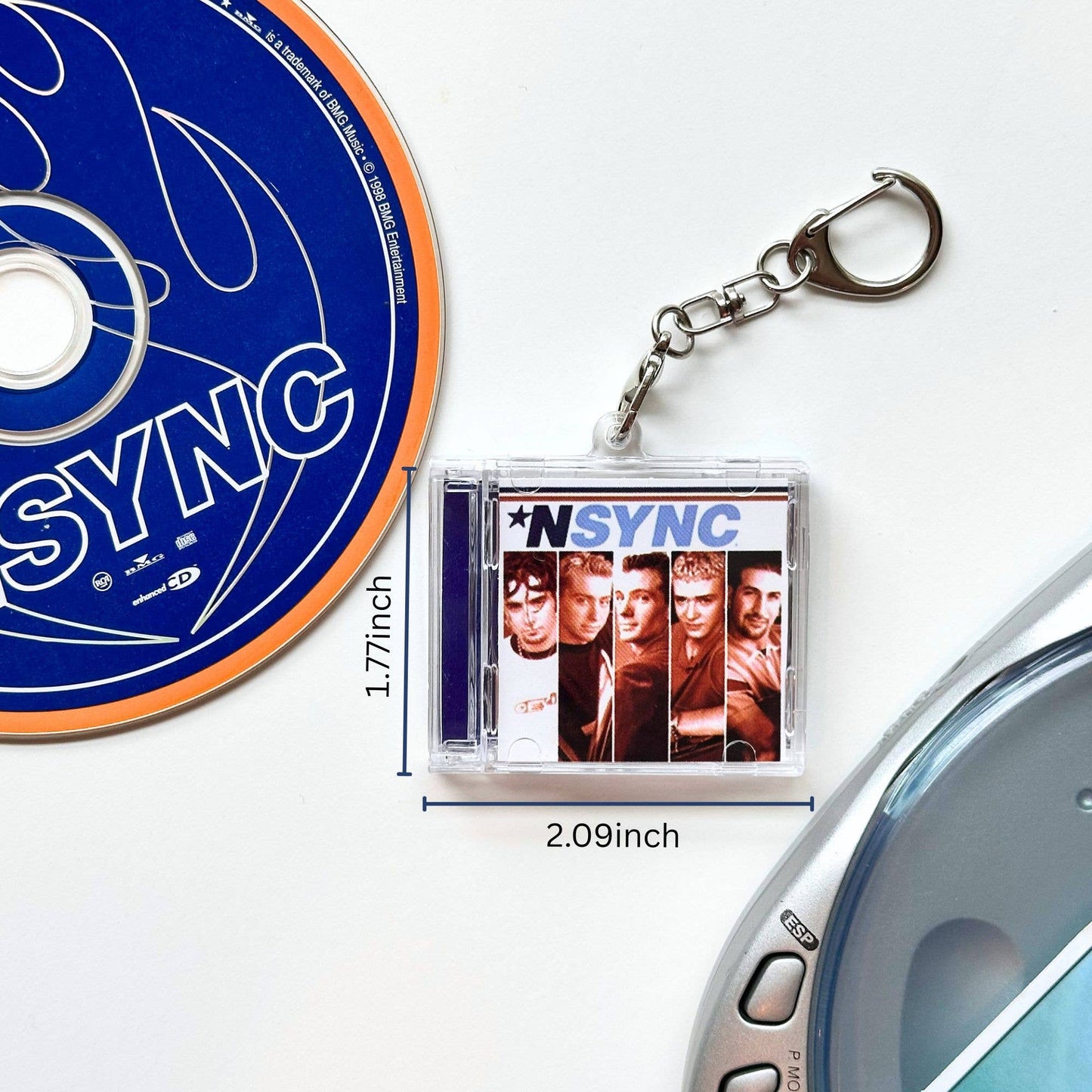 'Hit Clips' Mini CD Case Keychain - NSYNC 1 - I Want You Back