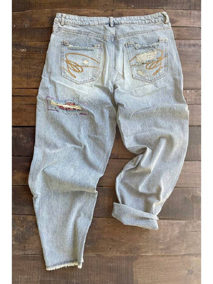 Mixed Up Jeans - La De Da
