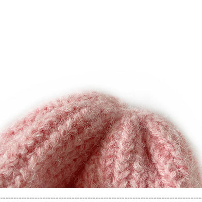 Adult Knitted Hat - Unisex (Pink)