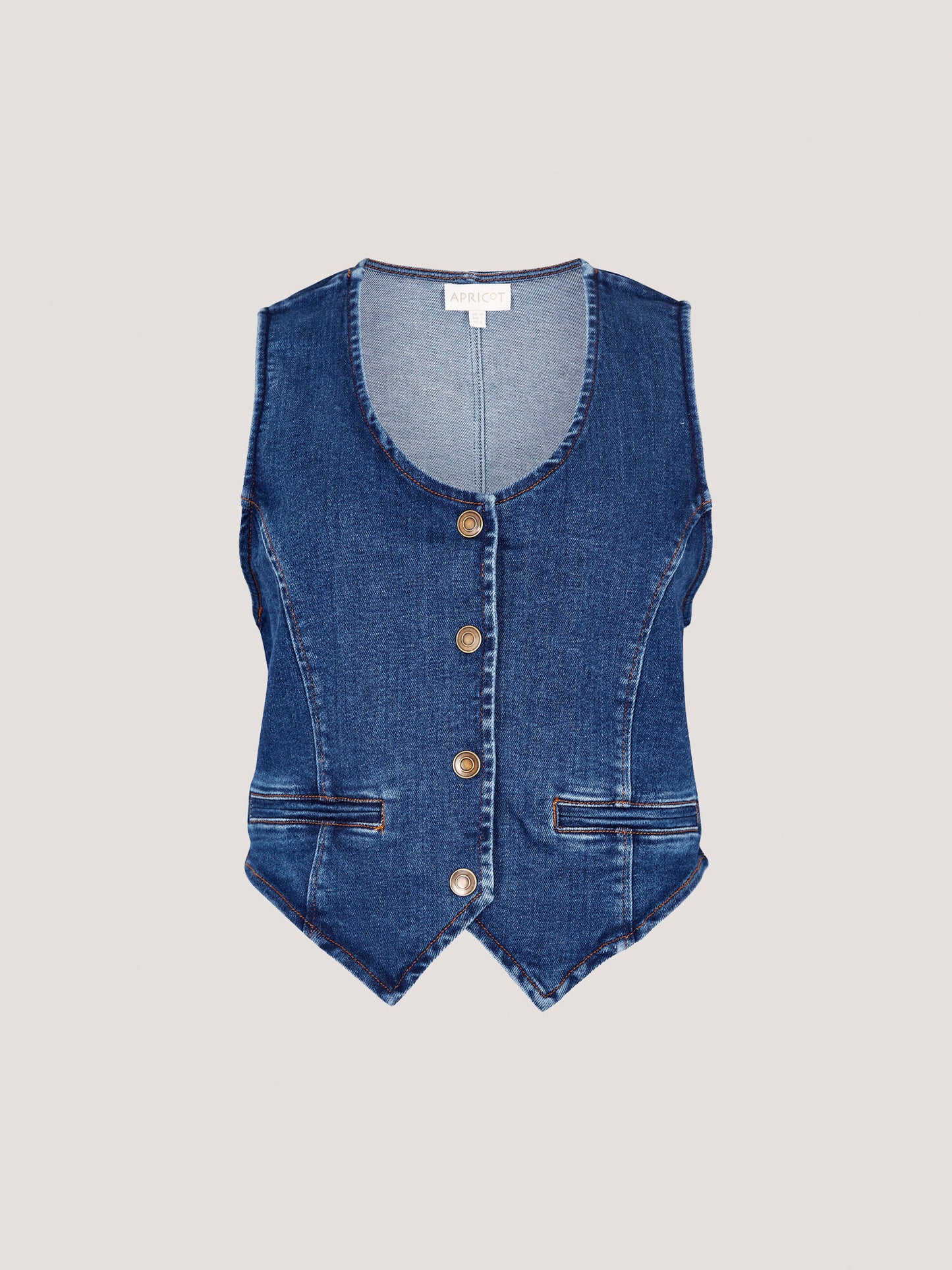 Denim Waistcoat - Blue