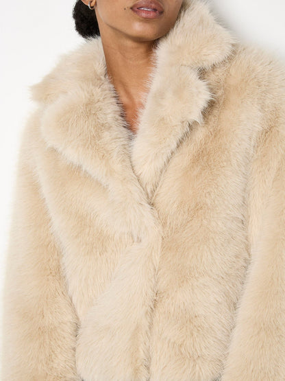 Fur Collar Short Coat