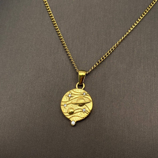 Universe - Tarot Charm Necklace