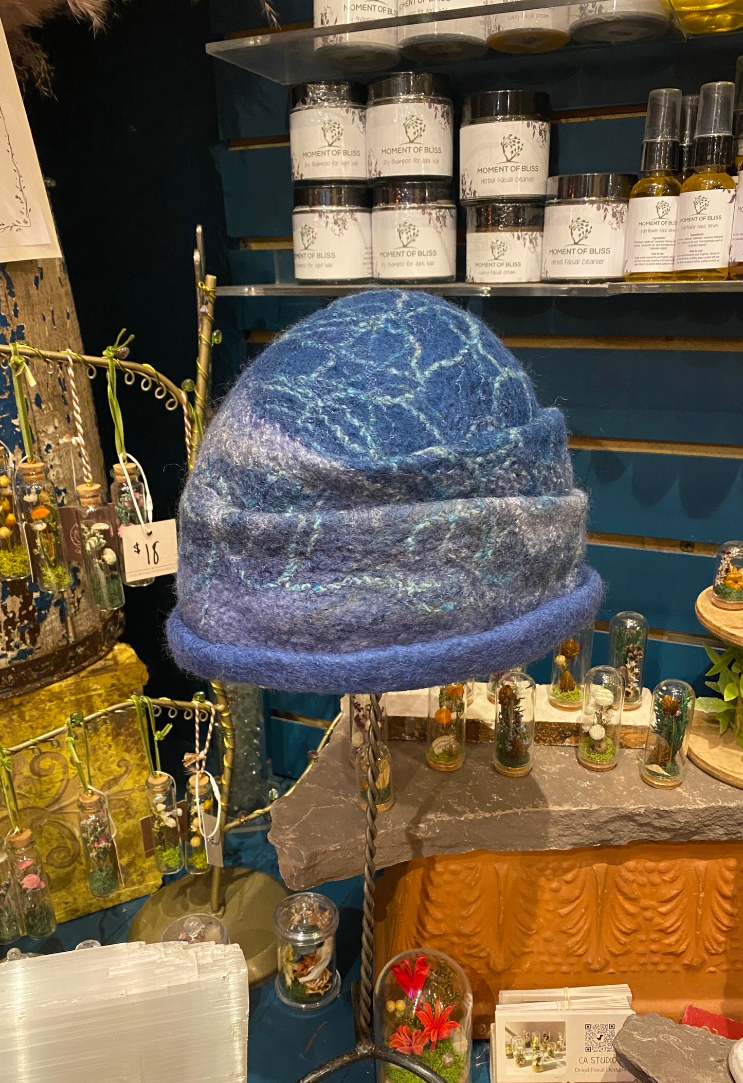 Blue Cloche Hat * #19