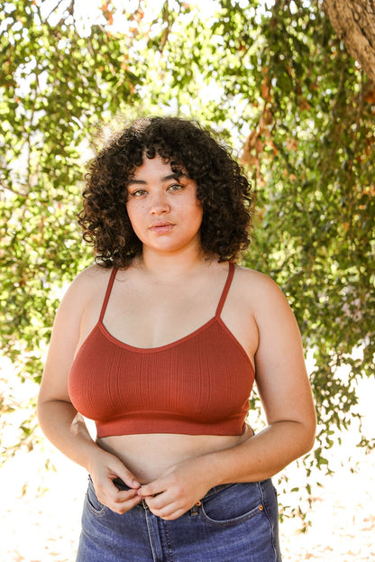 Curve Tattoo Mesh Racerback Bralette - Multiple Colors