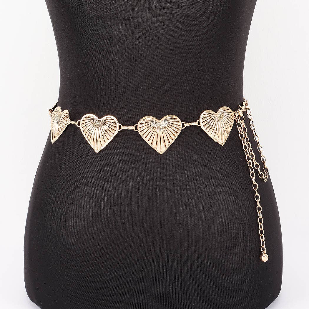 Vintage Heart Chain Belt - GD