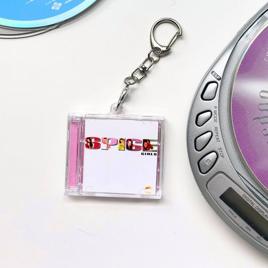 'Hit Clips' Mini CD Case Keychain - Spice Girls - Wannabe