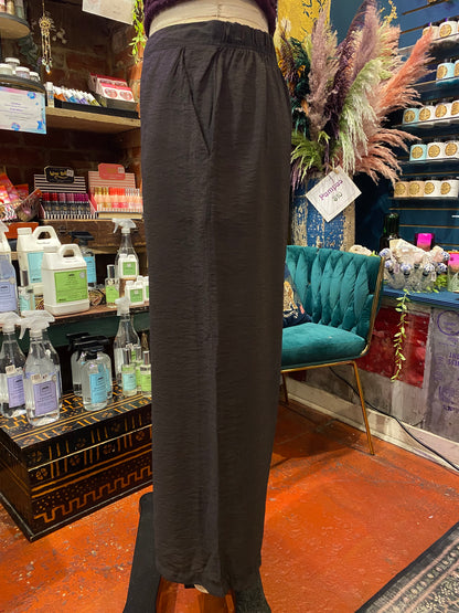 Crop Wide Leg Parachute Pant - Lights Out