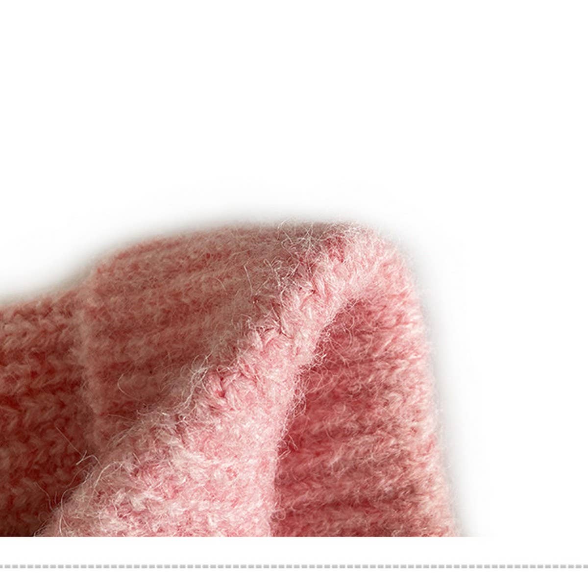 Adult Knitted Hat - Unisex (Pink)