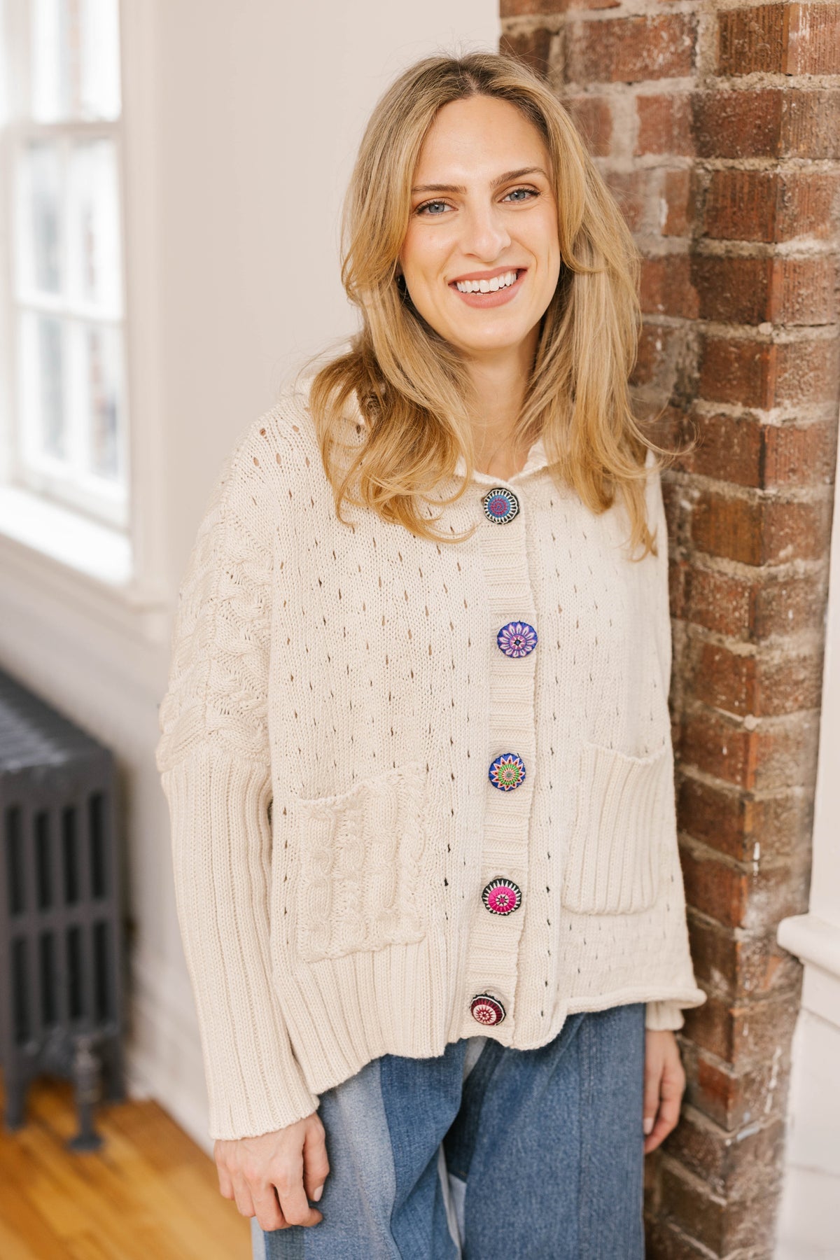 Rome Cardigan - Cream