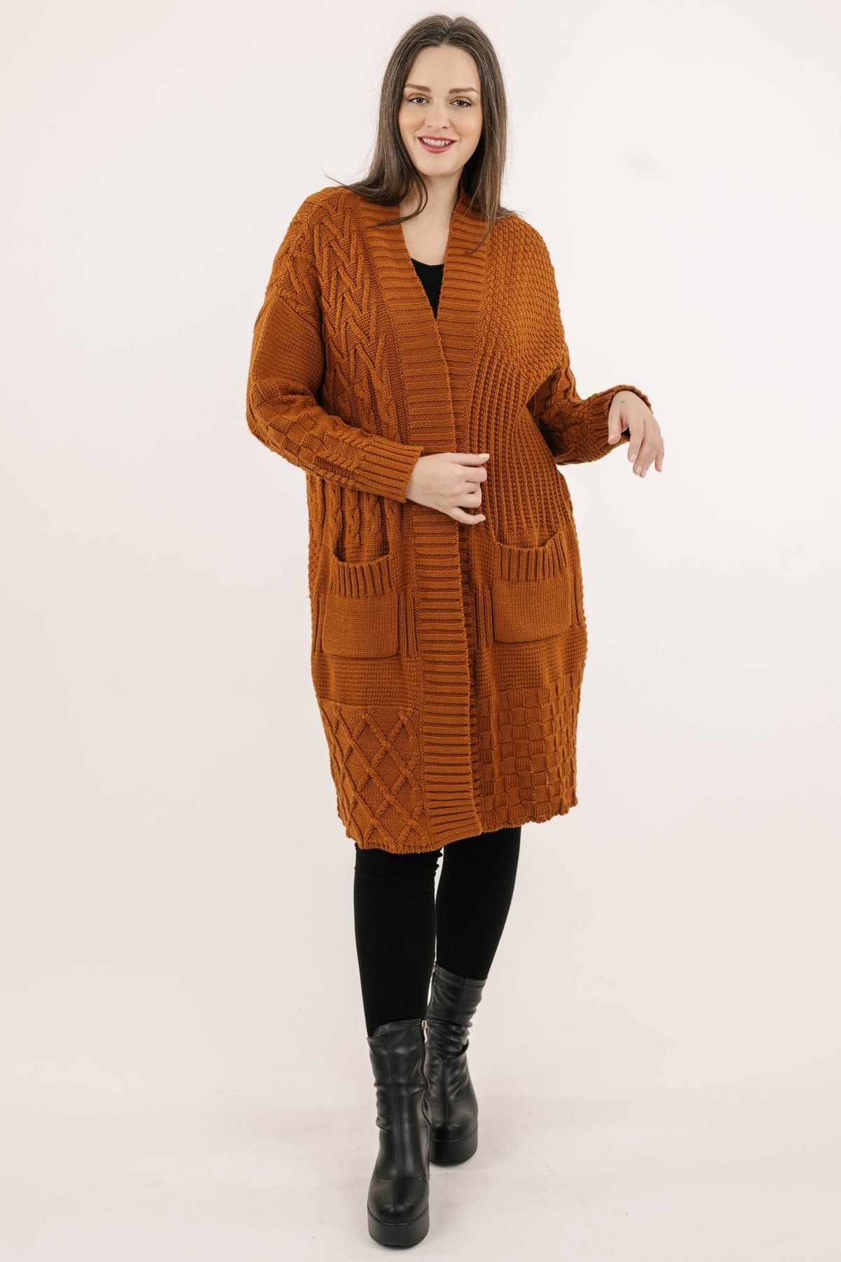 Ireland Cardigan - Toffee