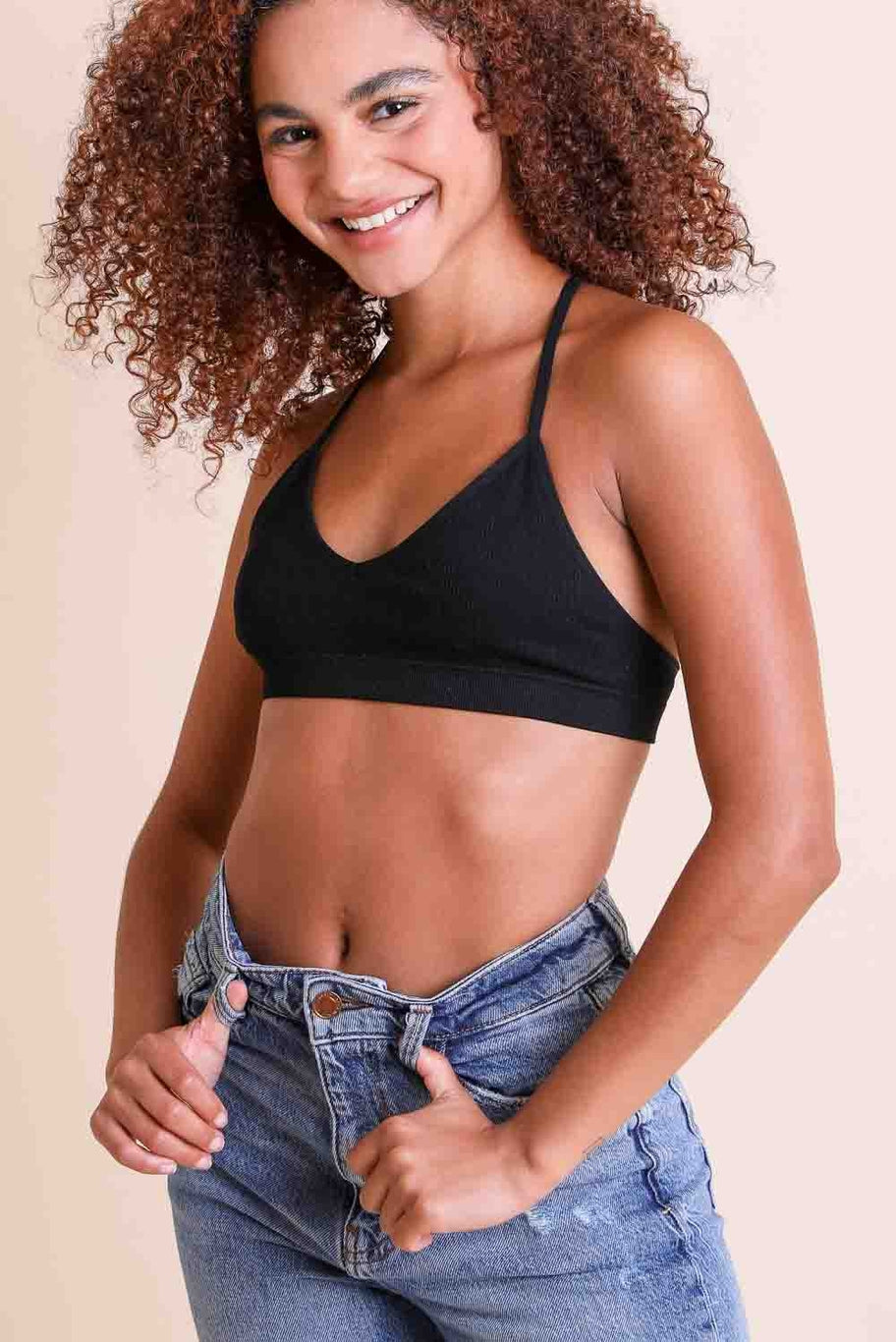 Crescent Moon Dream Catcher Tattoo Mesh Bralette - Multiple Colors